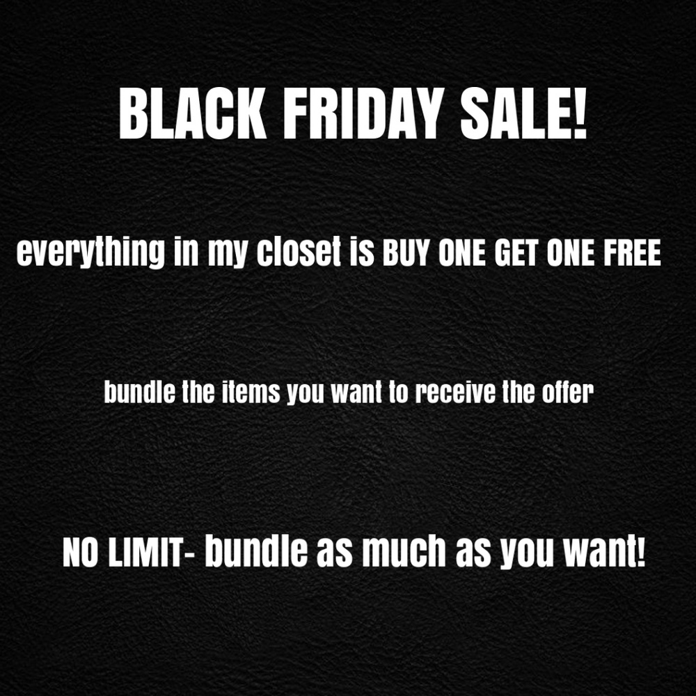 ♥︎ BUY ONE GET ONE FREE! BLACK FRIDAY SALE! ♥︎ - Picture 2 of 6